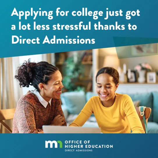 Applying for college just got a lot less stressful thanks to Direct Admissions.