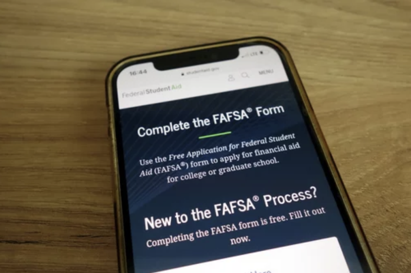 Photo of FAFSA app